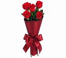 Букет 5 Красных роз Эдлесс Лав в Глушково