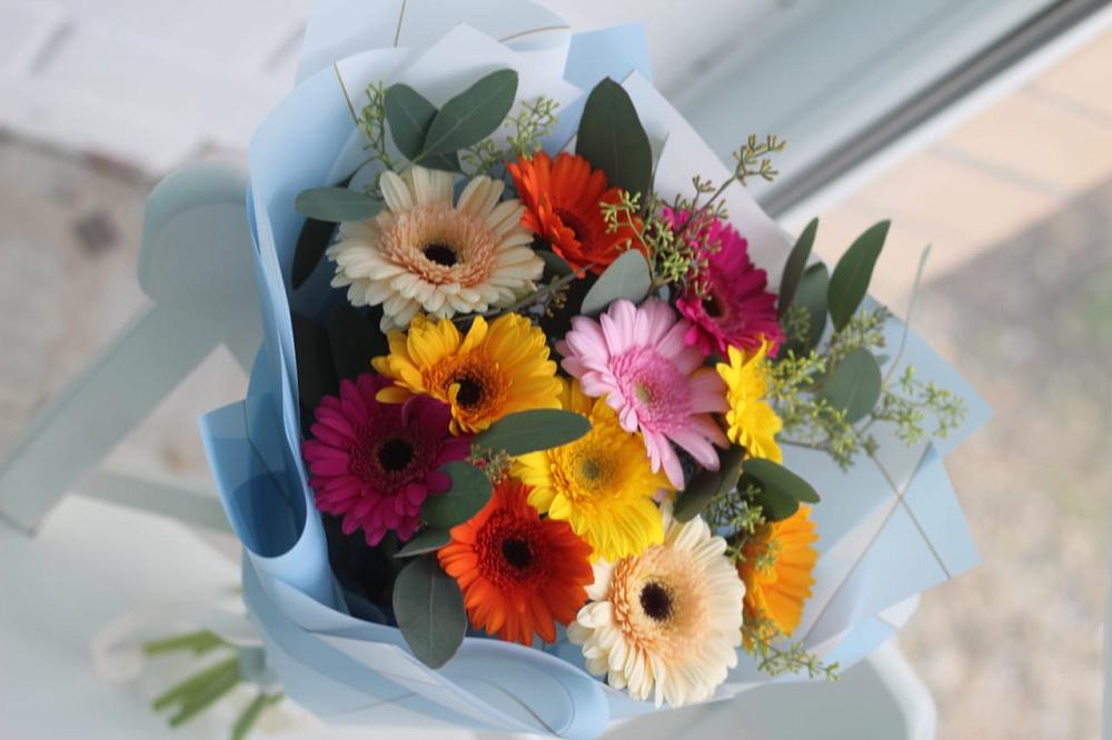 Букет цветов из: Герберы в Глушково