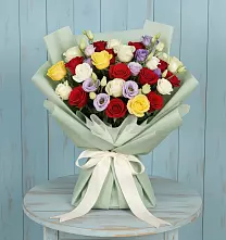 Букет цветов из:  Розы #REPLACE_PRED# Глушково