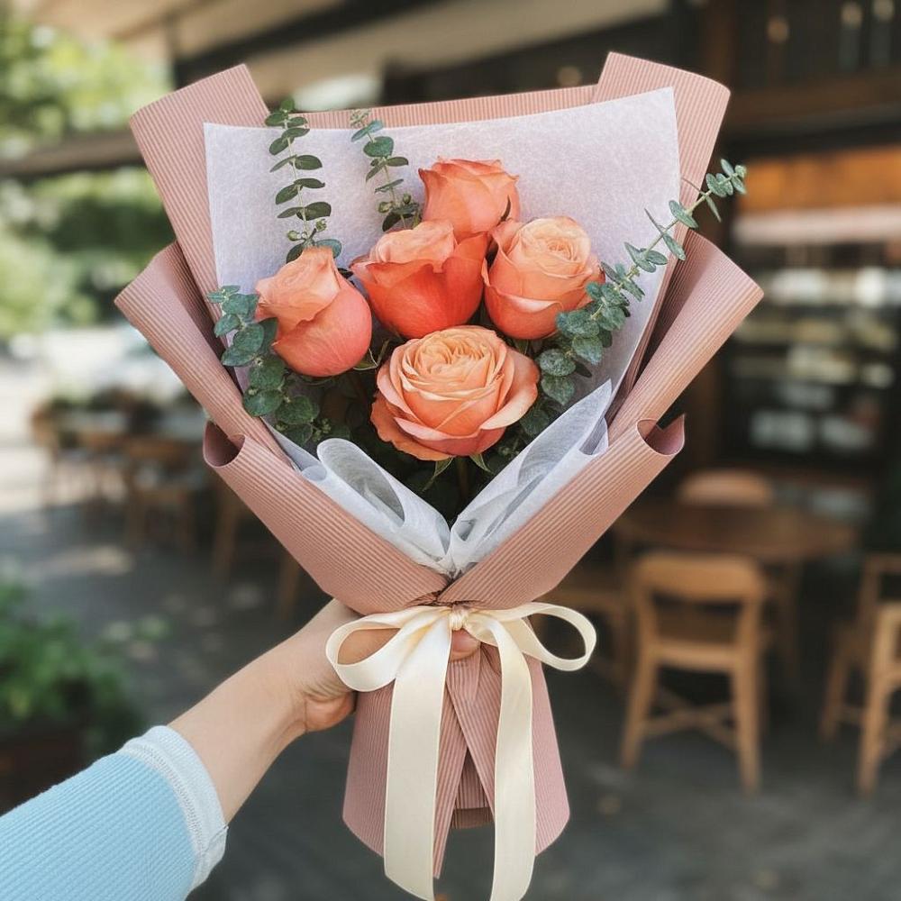 Букет цветов из: Розы в Глушково