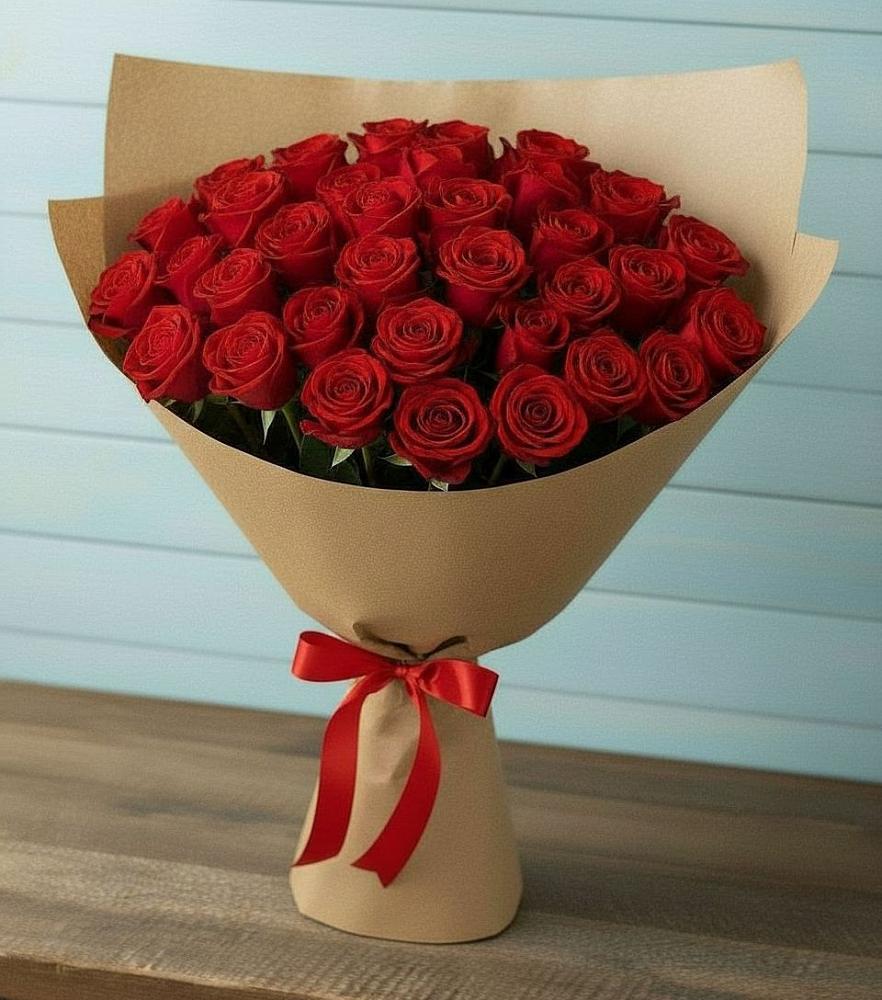Букет Красные розы Милано в Глушково