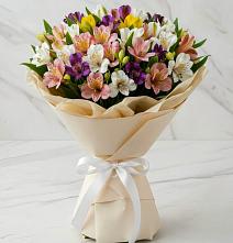 Букет цветов из:  Альстромерии в Глушково