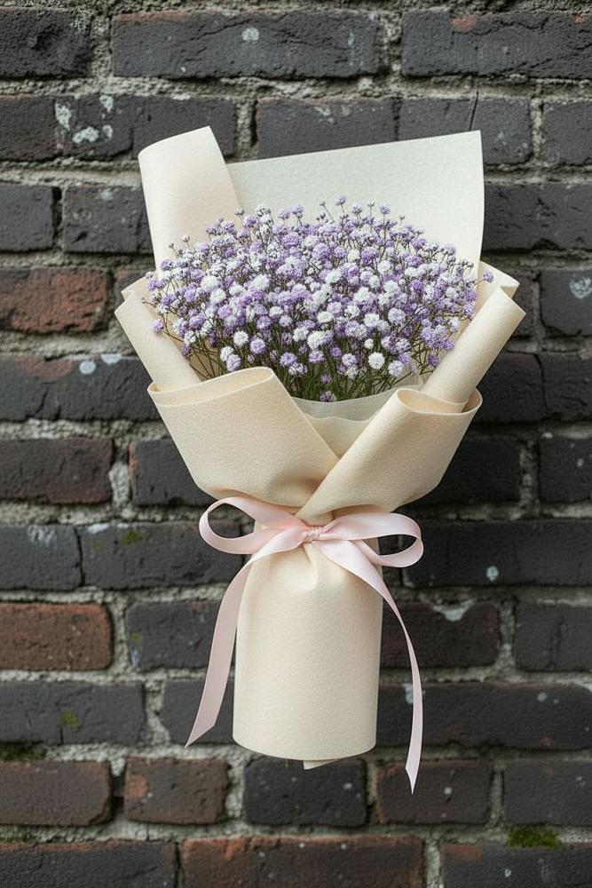 Букет цветов из: Гипсофила в Глушково