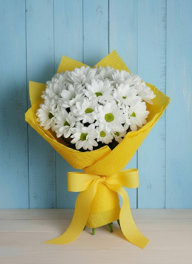 Букет цветов из: Хризантемы в Глушково