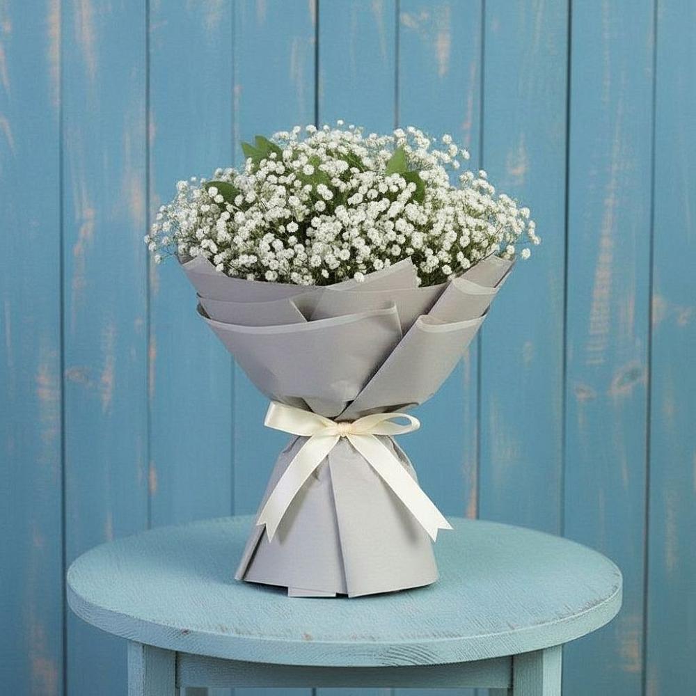 Букет цветов из: Гипсофила в Глушково