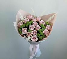 Букет цветов из:  Розы и Хризантемы #REPLACE_PRED# Глушково