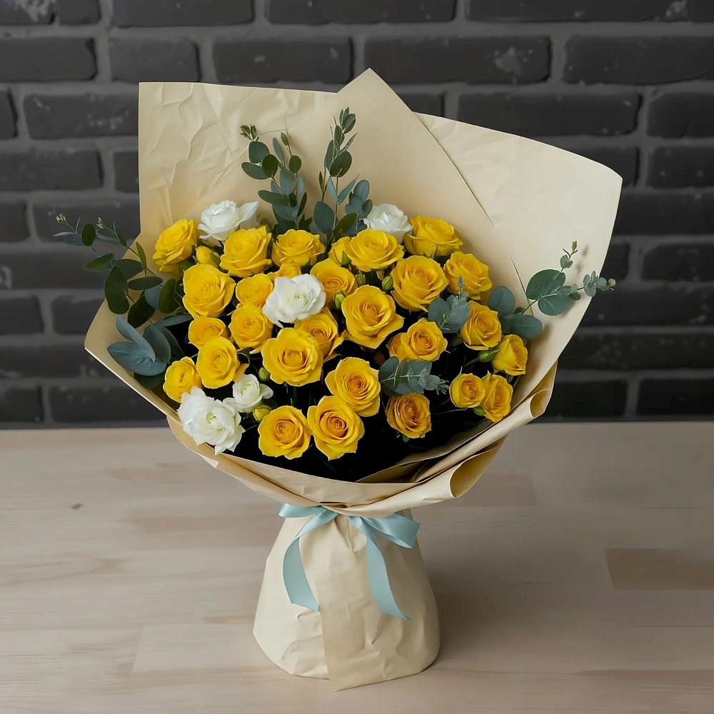 Букет цветов из: Розы в Глушково