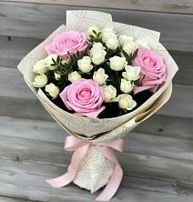 Букет цветов из:  Розы в Глушково