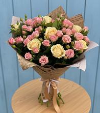 Букет цветов из:  Розы в Глушково