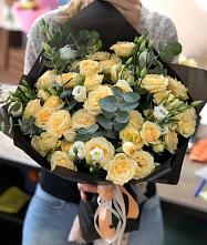 Букет цветов из:  Розы и Лизиантусы #REPLACE_PRED# Глушково