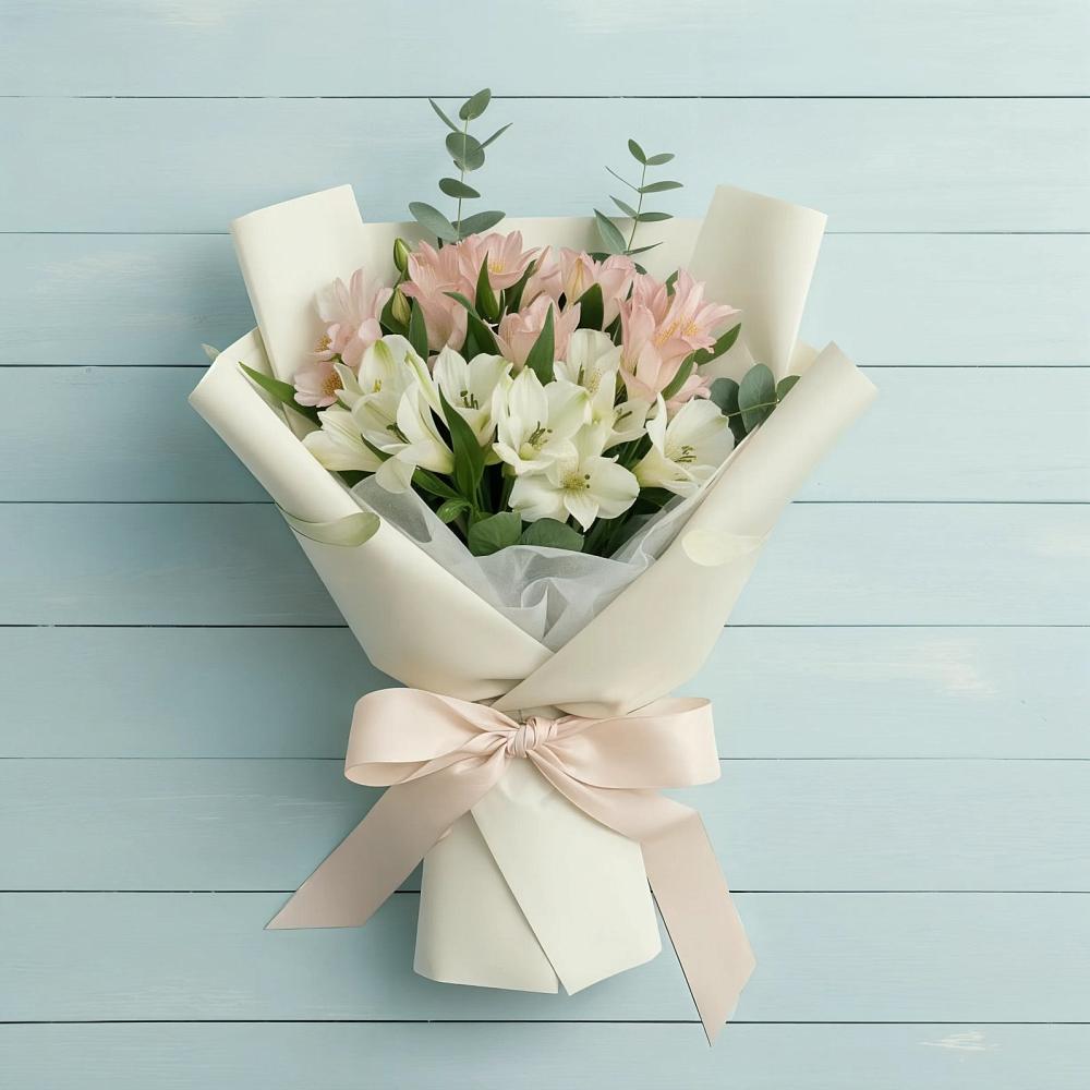 Букет цветов из: Альстромерии в Глушково