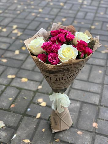Букет цветов из: Розы в Глушково
