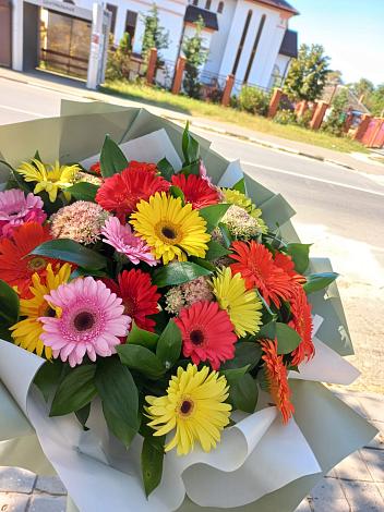 Букет цветов из: Герберы в Глушково