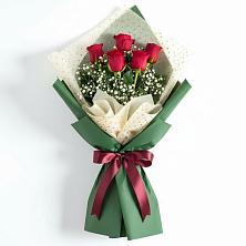 Букет цветов из:  Розы в Глушково