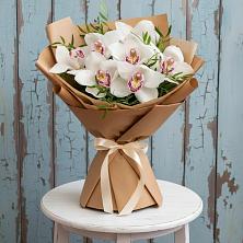 Букет цветов из:  Орхидеи и Розы в Глушково