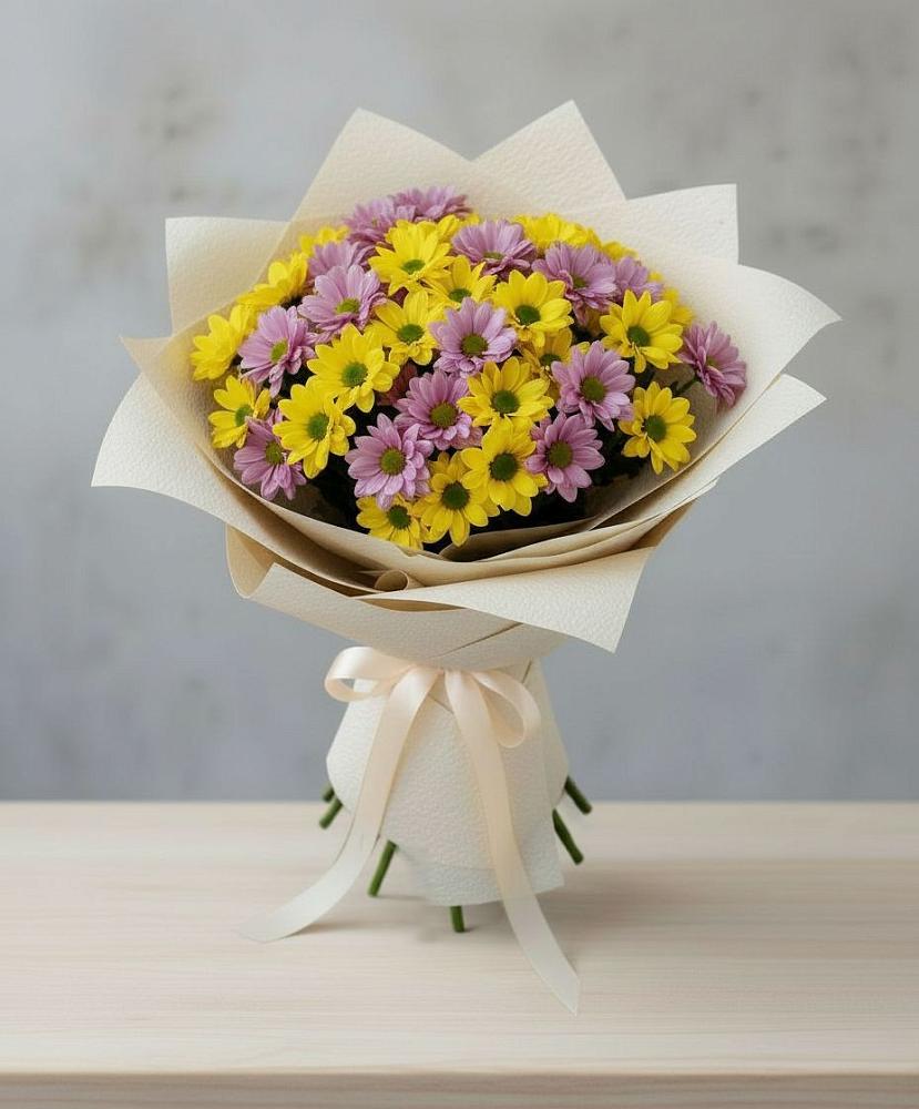 Букет цветов из: Хризантемы в Глушково